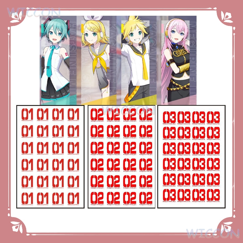 wona/타투 스티커 팔 방수 임시 미쿠쿠 카가미린 렌 - Anime Merchandise Europe 리뷰 및 가격