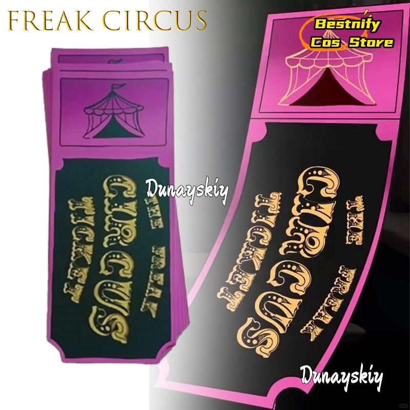 BFreak 서커스 티켓 카드 레드 그린 핑크 애니메이 - Anime Merchandise Europe 리뷰 및 가격