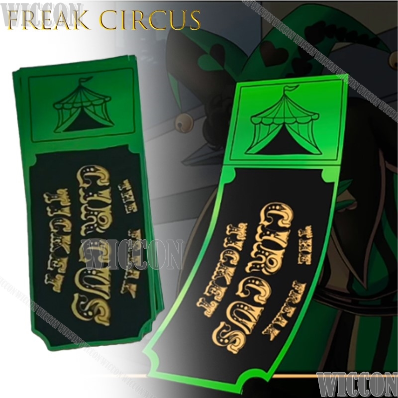 프릭 서커스 티켓 카드 레드 그린 핑크 애니메이션 수집 - Anime Merchandise Europe 리뷰 및 가격