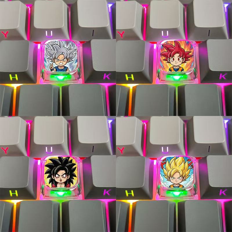 드래곤볼 슈퍼 사이야인 만화 키캡 개인 맞춤형 애니메이 - Keycap Artisan Anime 리뷰 및 가격